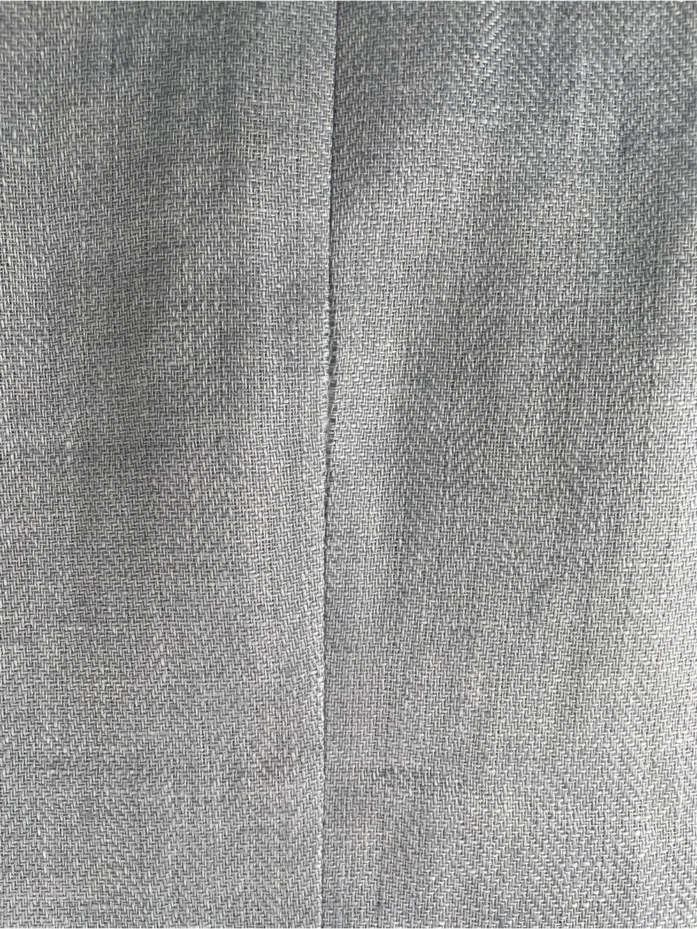 Ralph Lauren Light Blue/Gray Single-Button Herringbone Linen Blazer - Picture 11 of 16